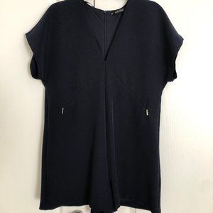 Zara Navy Blue Shorts/Romper